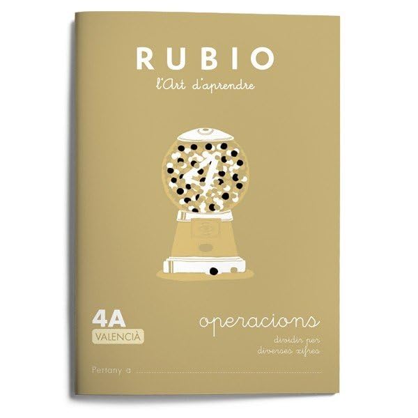 Operacions RUBIO 4A (valencià): DIVIDIR PER DIVERSES XIFRES (Operacions i Problemes RUBIO (valencià))