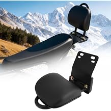 Adjustable Passenger Rear Seat Backrest for Ridstar Q20 & Honda Ruckus/YVY E-bike, Upgraded Detachable Rear Backrest, Soft PU Leather compatible with E-bike Ridstar Accessories