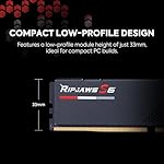 G.SKILL Ripjaws S5 Series DDR5 RAM (Intel XMP 3.0 & AMD Expo) 32GB (2x16GB) 6000MT/s CL36-36-36-96 1.35V Desktop Computer Memory U-DIMM - Matte Black (F5-6000J3636F16GX2-RS5K) - Image 4