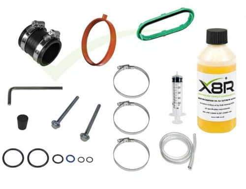LRNJ MOTORWORKS MANUAL EATON SUPERCHARGER OIL REPLACEMENT SERVICE KIT COMPATIBLE WITH BMW MINI COOPER S R53 R52, PART # LRNJ MOTORWORKS#X0189M