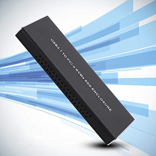 Caja externa metálica portátil para disco duro M.2 NVME USB 3.1 miniatura 5