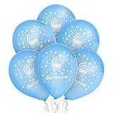 centros de mesa bautizo con globos Los globos de bautizo de niño de látex azul para añadir un toque de alegría a tu fiesta de bautizo para tu bebé. El kit de globos ha sido diseñado para adornos y decoraciones para fiestas de fiesta. Decoración y adornos que harán alegre la fiesta de bautizo de tu bebé