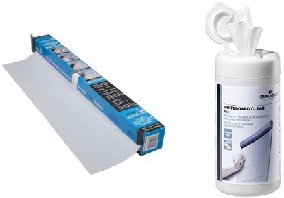 Magic Whiteboard and Durable Whiteboard Cleaning Wipes Tub 100
