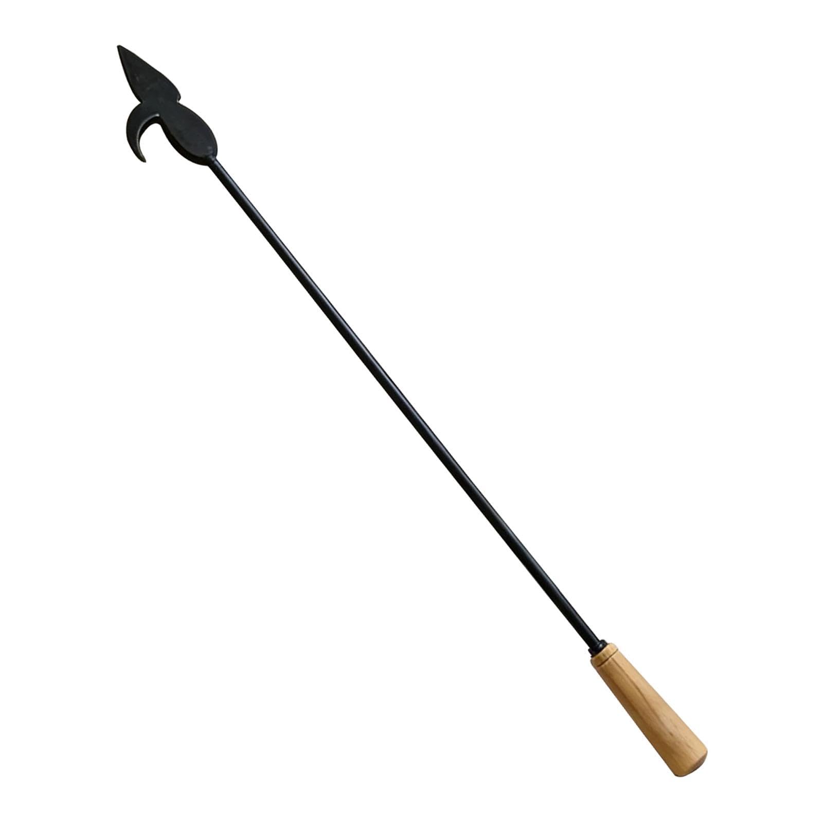 Outil à feu de 81 cm Sharplace avec manche en bois isolant et durable