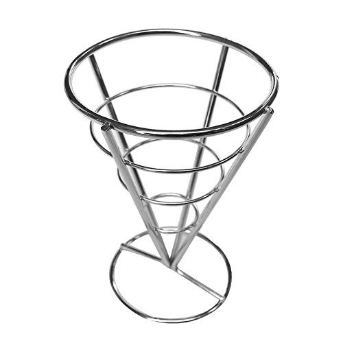 Houder voor friet van metaal, friet houder voor snackbar voor feestjes in het restaurant thuis - Image 3