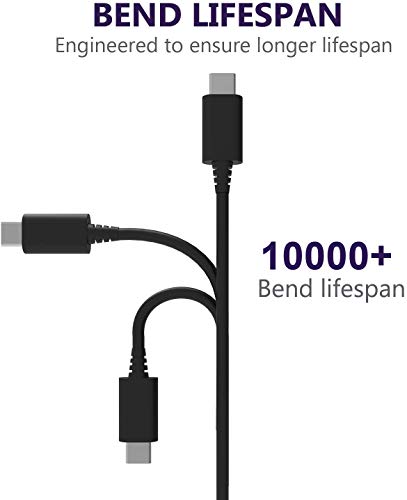 Samsung Laptop Charger, Usb C Laptop Charger 65W For Chromebook 4 4+ Galaxy Book Pro 360 Notebook 7 9 Pro Galaxy Tab, Xe521Qab Xe520Qab Xe513C24 Xe350Xba Np950Qdb Np930Xdb W18-065N1E; Samsung Charger #TOP6