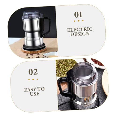 Moulin à café électrique pour moudre grains de café et céréales facilement - 8