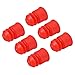Tool parts 200Pcs Polyethylene Test Tube Cap - 12mm Diameter Flange Type Plug - Red