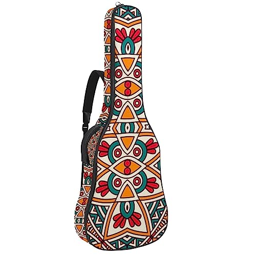 Housse de protection imperméable en tissu Oxford pour guitare électrique avec poignée latérale rembourrée Motif floral ethnique, Multicolore 8., 42.9×16.9×4.7 in, Sacs pour guitare acoustique - Les Beatles, Paul McCartney, John Lennon, RIngo Starr, George Harrison Housse de protection imperméable en tissu Oxford pour guitare électrique avec poignée latérale rembourrée Motif floral ethnique, Multicolore 8., 42.9x16.9x4.7 in, Sacs pour guitare acoustique