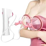 XFIXWSASV Electric Breast Massager & Vacuum Therapy Machine - Fast Growth Enlargement Pump with Double Cup, USB Charging for Women, Anti Sagging Bust Lift Enhancer,12.5CM