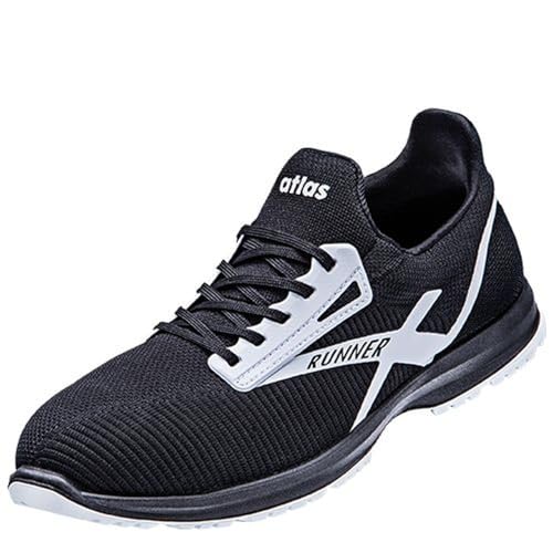 Atlas Runner 25 ESD Sicherheitschuhe Arbeitsschuhe für Herren und Damen S1P leicht, atmungsaktiv, Stahlkappe, Durchtrittschutz, ESD Weite 10 Größe 45