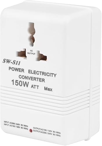 Convertidor de voltaje, Convertidor de voltaje de 150 W, transformador de doble canal, adaptador de corriente SW S11 de 220 V a 110 V, 110 V a 220 V