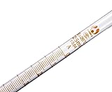 Bürette Laborgerät, Bürette aus Borosilikatglas der Klasse A mit PTFE-Absperrhahn, ±0,04 ml, 10–100(25ml)