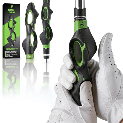 FJZLIFE Golf Grip Trainer, Golf Training Aid for Correct Hand
