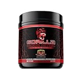 Gorilla Mode Nitric Stimulant Free Pre-Workout – Best Tasting and Most Effective Stimulant Free Pre-Workout/Massive Pumps · Vasodilation · Power / 776 Grams (Sour Candy Apple)