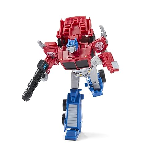 Transformers EarthSpark Figurine Optimus Prime Classe Deluxe de 12 5 cm Jouet Robot pour Enfants à partir de - vue 5