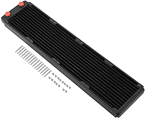 Dracaena Computer Radiator Copper Water Cooling Cooler for CPU Heat Sink - Liquid Heat Exchanger Dual G1/4 Port (480mm)