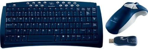 Gyration GC1105CKM Cordless Optical Air Mouse and Compact Keyboard Suite