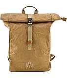 RUCKSACK AUS KRAFTPAPIER - in minimalistischem Style aus abwaschbarem und wasserfestem versiegelten Kraftpapier.