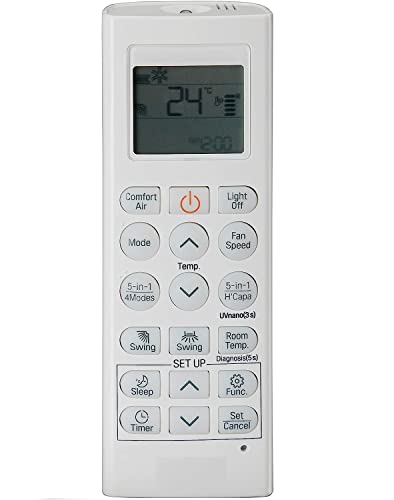 Image of Remote Compatible with LG 1.5 Ton 5 Star Split AC Remote with UV Nano Inverter Model, MS-Q18UVZA