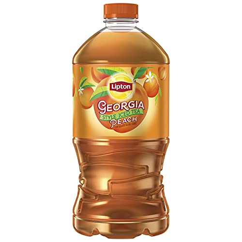 Lipton Georgia Style Iced Tea, Peach, 64 fl oz. Bottle