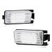 VIPMOTOZ Full LED License Plate Light Lamp Assembly Replacement For Nissan 350Z 370Z GT-R Versa Cube Leaf & Infiniti G25 G35 G37 Q40 Q60, 6000K Diamond White, 2-Pieces