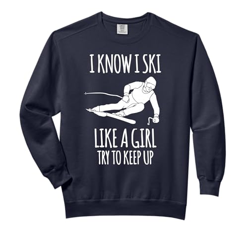 Downhill Racing Ski Shirt; Skiing T Shirt & Girls Comfort