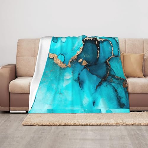 Cozimangoe Fleece Blanket, Soft Cozy Flannel Throw Lightweight Fluffy Anti-Pilling