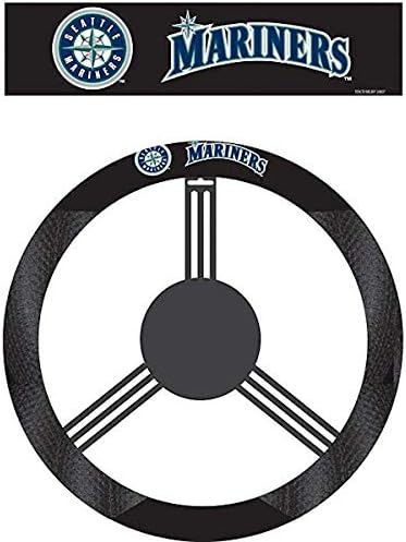 Fremont Die MLB Unisex-Adult Poly-Suede Steering Wheel Cover