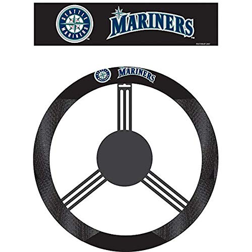 Fremont Die MLB Unisex-Adult Poly-Suede Steering Wheel Cover