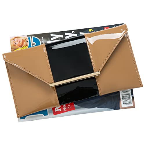 Image of JNB Faux Patent Leather Envelope Candy Clutch