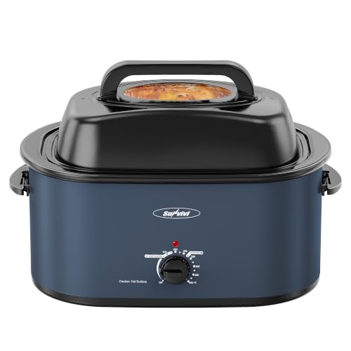 Image of Sunvivi 30QT Roaster Oven for Large Whole Turkey, Countertop Roaster Cooker