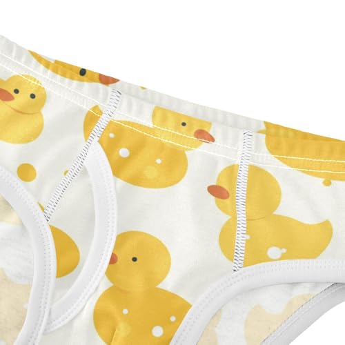 KLL Yellow Rubber Animal Duck Cute Baby Boys Cotton Underwear Briefs Cute Undies4