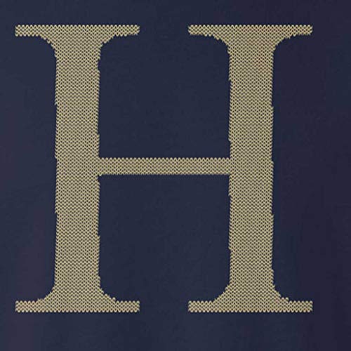 VictoryStore Wizard H Crewneck Sweatshirt (Navy, Medium)2