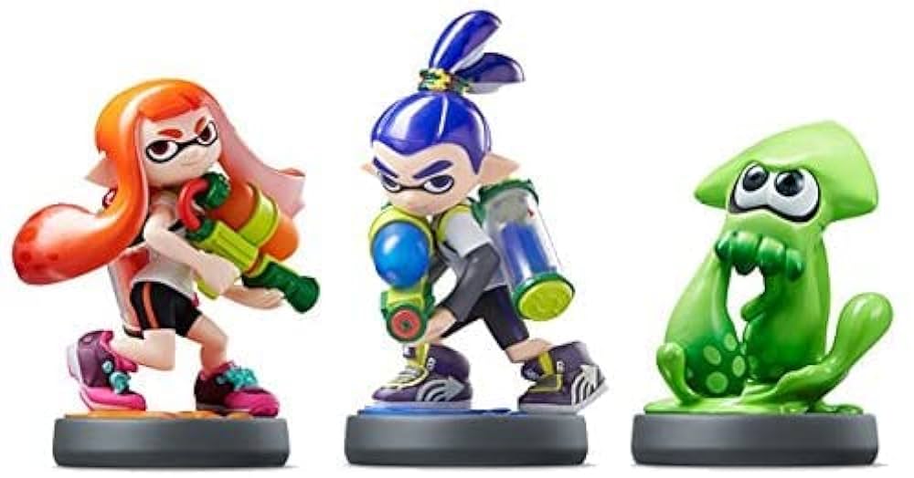 (未使用･未開封品)　スプラトゥーンシリーズ amiibo3種セット(ガール、ボーイ、イカ) wyeba8q Amazon.co.jp: アミーボ 3種セット ガール ボーイ イカ (スプラ