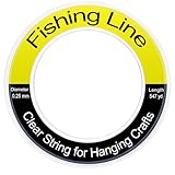 Fishing Line Wire 1640 ft, Monofilament Fishing Line, Clear Invisible Nylon String for Hanging Crafts