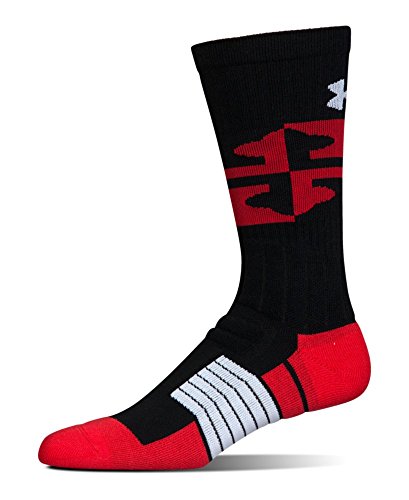 Under Armour Men's Performance Unrivaled Crew Socks Medium Black3