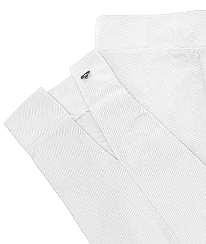 Somthron Men's Cozy Regular Fit Utility Pocket Overshirt Long Sleeve Slim Fit Button Up Denim Field Shirt Jacket(Wh-2Xl) #TOP3