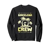 Photo Gallery barcellona party crew gold | travel vacation team felpa