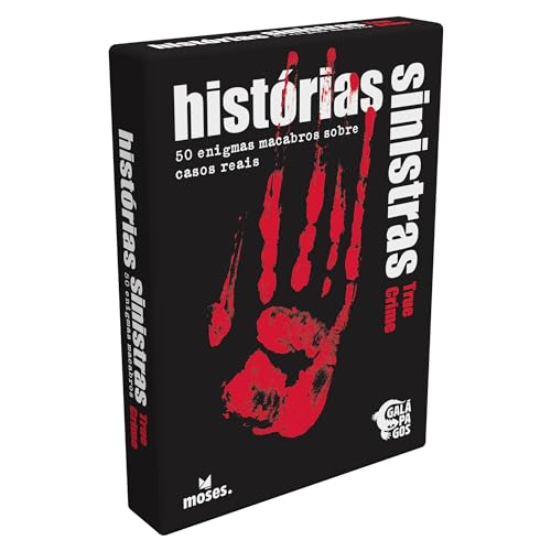 Galápagos, Histórias Sinistras: True Crime (Black Stories: True Crime), Jogo de Cartas para Amigos,
