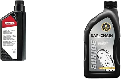 Oregon and Sun Joe Premium - Lubricantes para barra y motosierra, 1 cuarto de galón cada uno disponible en Yaxa Peru