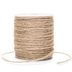G2PLUS Natural Jute Twine, 3MM 328 ...