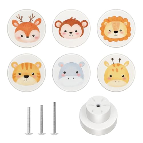 OctinPris animal wooden knobs set