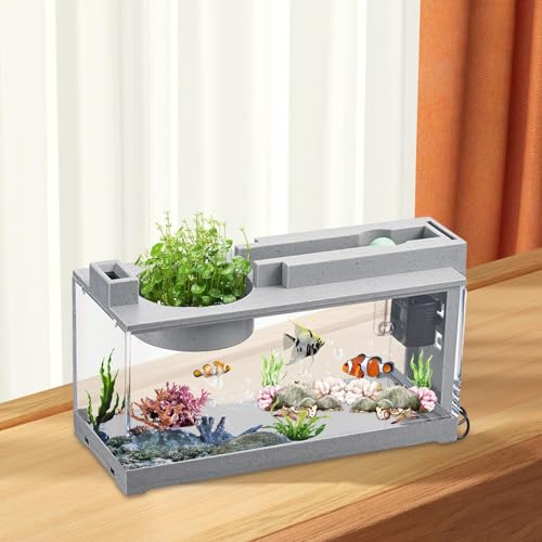 Quiet Aquariums For Small Spaces Reference: Aquarium Fish Tank Quiet Desk Aquarium With Water Pump Fish
