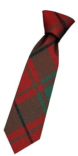 Cravate garçon en laine écossaise MacDonald Tartan, cadeau de baptême