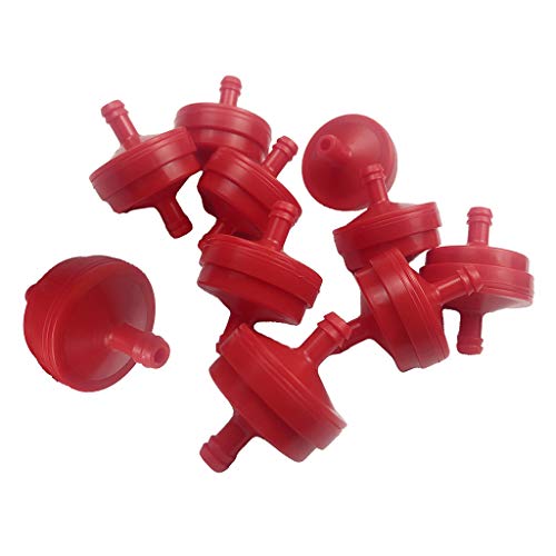 MERIGLARE 10x Cortador de Grama Vermelho 1/4