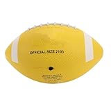 Pelota de Rugby, Pelota de Rugby de Entrenamiento, Pelota de Rugby Portátil, Liviana, de Goma, Tamaño 3, para Práctica de Principiantes y Adolescentes
