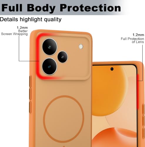 Doyen Creations Ultra Slim-Fit Back Cover for Realme P4, Orange - Image 6