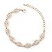 Topwholesalejewel Wedding Bracelet Gold Plating Multi Link Bracelet