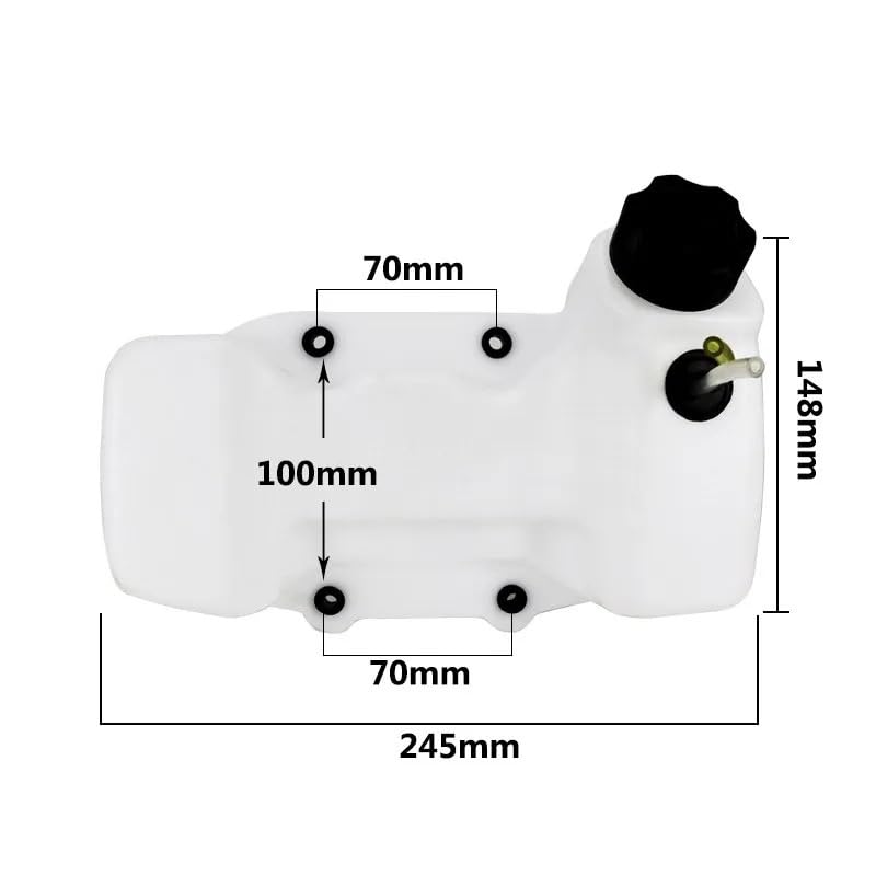 Ensemble carburant débroussailleuse 40-5BL résistant pour stopper les fuites d'essence - 3